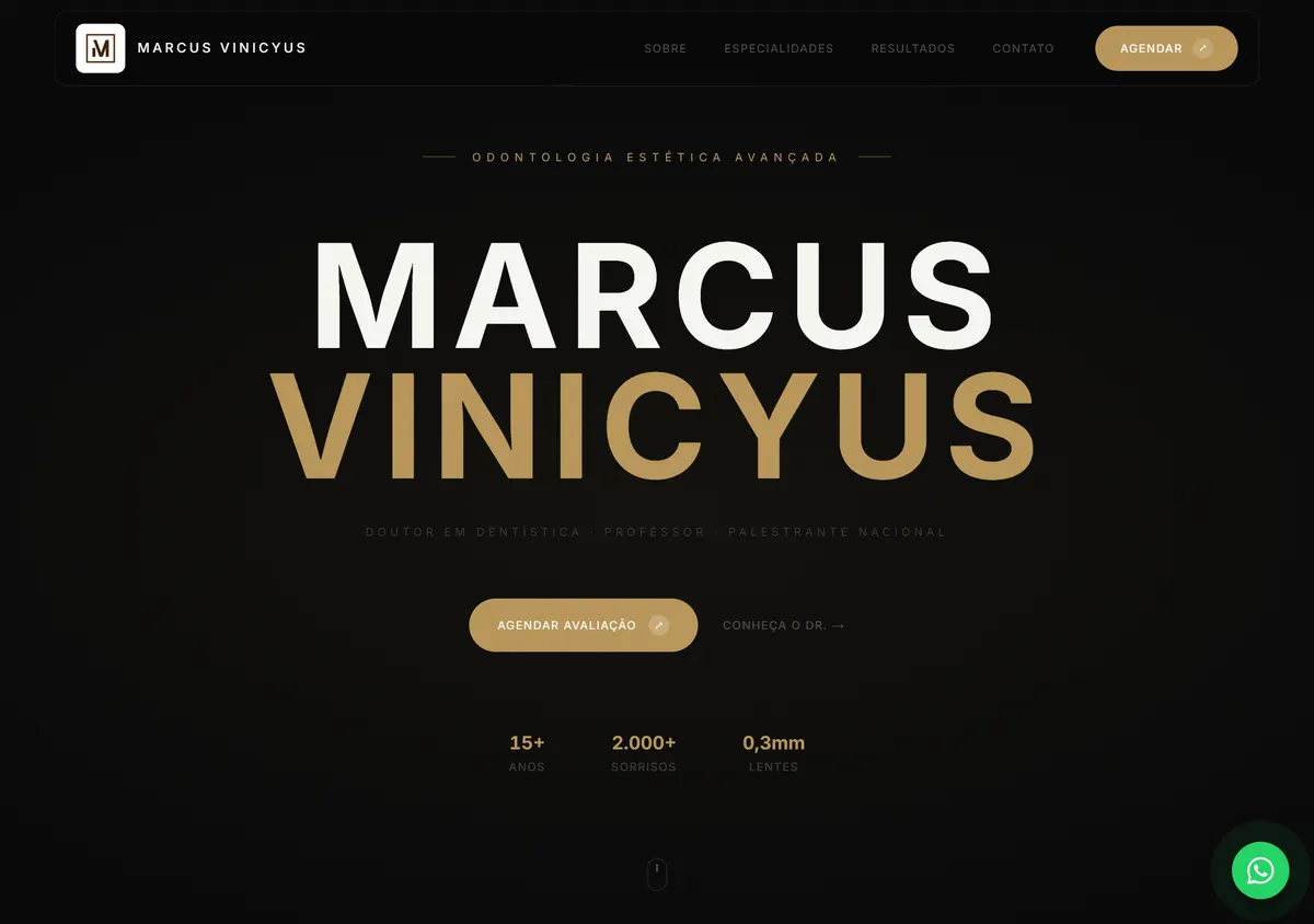 Miniatura do site do Dr. Marcus Vinicyus