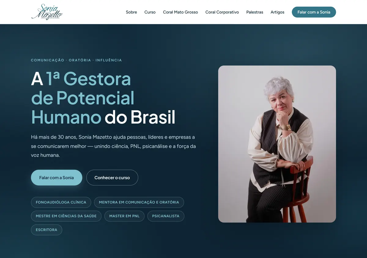 Miniatura do site da Sonia Mazetto